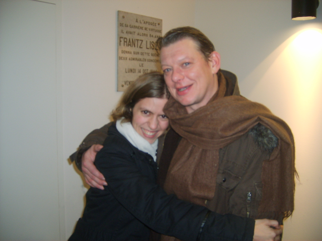 Thierry et votre webmastrice en 2007